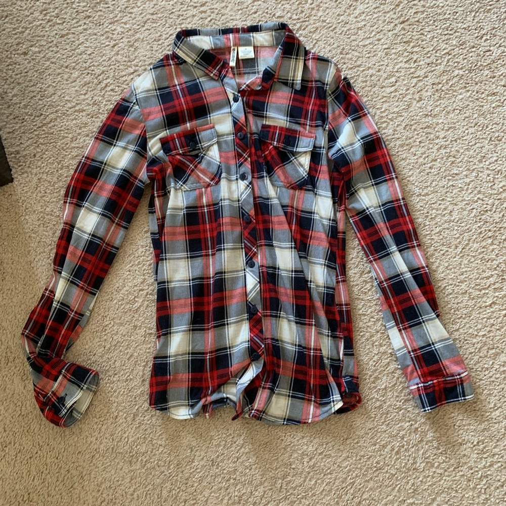 Passport Plaid Button Down Shirt